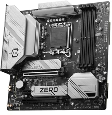 schede madri Scheda madre Fit For MSI B760M PROJECT ZERO DDR5 LGA1700 B760 Mainboard HDMI M.2 NVME Supporto i9-14900K i7-13700K i5-12400F i3-12100 CPU
