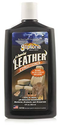 Gliptone GT1108 Leather Conditioner, Natural Leather Scent, Liquid Leather Conditioner, Leather Care 236.5ml (8 OZ)
