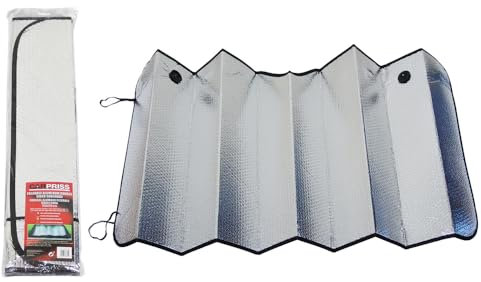 Parasol de coche Aluminio 2 Caras 180X90 Plata Camión
