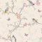 Holden Decor - Papier Peint Fantaisie Beige 98082 Phoebe Papillon Arbres WEn Fleurs Oiseaux