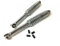Simson S50 S51 S70 SR50 SR80 Chrom Stoßdämpfer Set, Verstellbare Federbeine 5-fach mit 8mm Reduzierhülsen – Hochwertige Chrom-Optik, 358mm Länge, Universal passend für Mopedmodelle