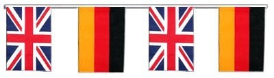 Flaggenfritze® Freundschaftskette Großbritannien - Deutschland