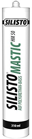 SILISTO Mastic 310 ml Schwarz PU Karosseriekleber HM 50 – Einkomponentige dauerelastische Dichtmasse auf Polyurethan-Basis, überlackierbar, starke Haftung für Karosserie, Bau & Industrie geeignet