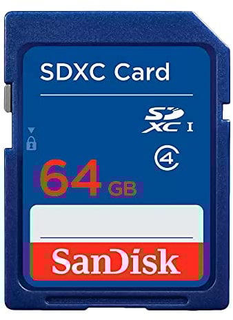 SanDisk SDSDB-064G-B35 64 GB SDXC Class 4 Memory Card - Blue (Label May Change)