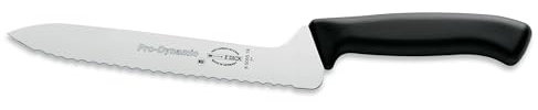 Dick Couteau à sandwich Pro Dynamic avec lame dentelée - 18 cm - Manche noir