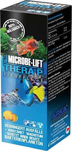Fischpflege Aquarium – ARKA TheraP 236 ml – stärkt Abwehrkräfte & reduziert Stress – fördert Laichbereitschaft & Farbenpracht – 100 % biologisch – für Süß- & Meerwasser