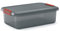 Kis 8561000 0720 01 Aufbewahrungsbox K Latch Box, 28 L, Plastik, rauchgrau/orange, 59 x 39 x 18 cm
