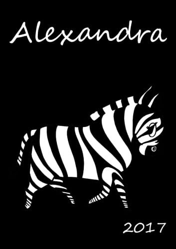 personalisierter Kalender 2017 Alexandra: DIN A5 - eine Woche pro Doppelseite