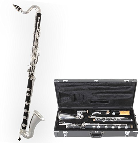 Tuyama® TBK-178 Bassklarinette (Böhm System) Tief C Bass Klarinette Clarinet Klarinete Do Clarinette Basse