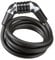 Kryptonite 999928 Spiralkabel Krypto Flex 1018 Combo Cable Coiled, Black, 10mm/180cm