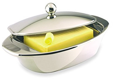 Grunwerg BD-001DW Beurrier double paroi en acier inoxydable
