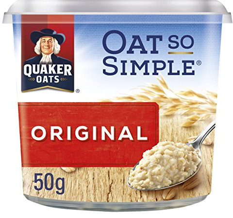 Quaker Oat So Simple Original Porridge Pot, 8 x 50g