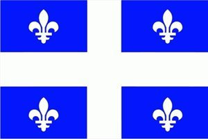 Quebec Fahne Flagge Grösse 90x60cm - FRIP –Versand®