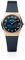 BERING Damen Quarz Uhr | Armbanduhr 27 mm roségoldenes Edelstahlgehäuse und blaues Zifferblatt | Milanaisearmband | Saphierglas | 5 ATM | 11927-367