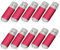 Yaxiny Lot de 10 clés USB 2.0 1 Go Rouge.