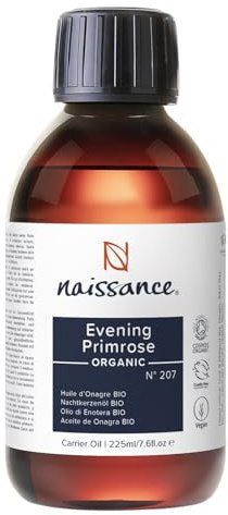Naissance Ekologisk Nattljusolja (nr 207) 225ml - Naturlig, Certifierad Organisk, Grymhetsfri, Vegansk - Närande och återfuktande För Alla Hudtyper