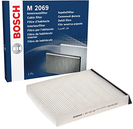 Bosch M2069 Standard Cabin Filter - Replacement Filter | Filters Pollen and Dust for Cleaner Air Inside the Vehicle