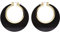 W WIDMANN MILANO Party Fashion - Disco Ohrringe, Schmuck, 80er Jahre, 70er, Disco Fever, Fasching