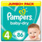Pampers (Alte Version), Baby Windeln Größe 4 (9-14kg), 86 Stück, JUMBO PLUS PACK