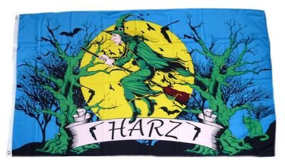 Fahne/Flagge Harz Hexe NEU 90 x 150 cm Flaggen