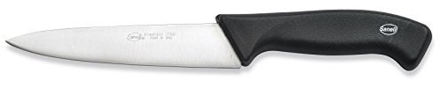 Sanelli Lario Coltello Cucina, Acciaio Inossidabile, Nero, 29.0x3.0x4.5 cm