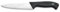 Sanelli Lario Coltello Cucina, Acciaio Inossidabile, Nero, 29.0x3.0x4.5 cm