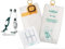 6 SACCHETTI + 6 PROFUMI ORIGINALI PER FOLLETTO VK 140 150 ASPIRAPOLVERE VORWERK ORIGINALE