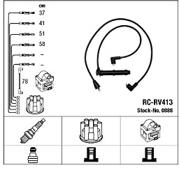 NGK 0888 Ignition Cable Set