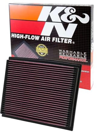 K&N 33-2209 Motorluftfilter: Hochleistung, Prämie, Abwaschbar, Ersatzfilter,Erhöhte Leistung, 2000-2013 (A4 Cabriolet, S4, RS4, A4 Quattro Cariolet, A4, A4 Quattro, Exeo)