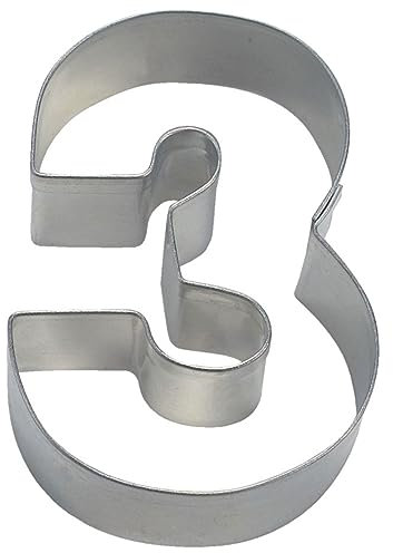 Staedter Haus Cookie Cutter edelstahl 6,5 cm, silber, Nummer 3