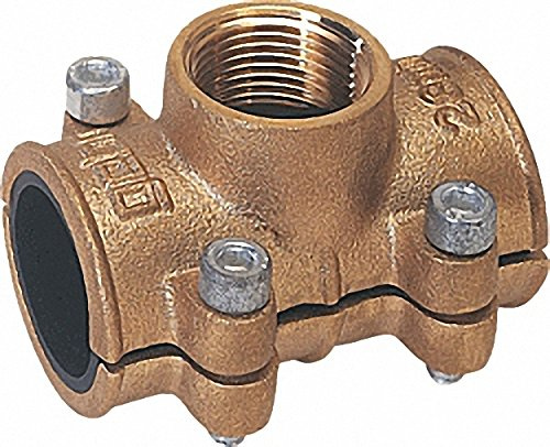 GEBO Anbohrschelle aus Messing 15mm x 1-2'' nach DIN 1786 für Wasser PN 10 bis 90°C