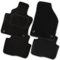 Bär-AfC Auto Fußmatten Royal passend für Renault Clio 4 Typ X98 08/2012-07/2019, Autoteppiche Velours Schwarz, Rand Kettelung Schwarz, Textiler Trittschutz, Set 4-teilig, RE03183