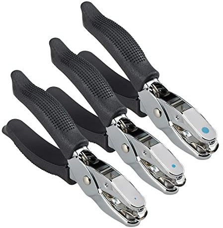 Vaessen Creative Stanzzange Kreis, 3 Stück, 1.5 mm, 3 mm, 6 mm