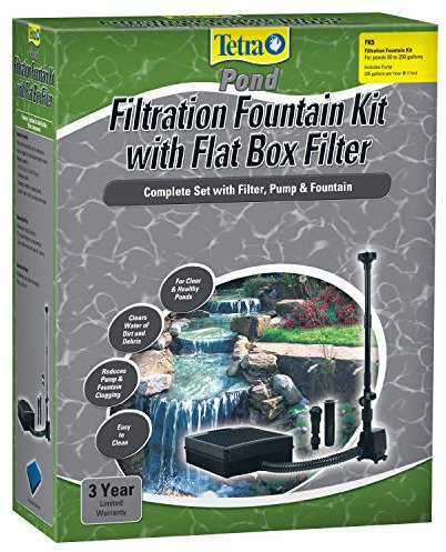 Tetra Pond Filtrationsbrunnen-Set, inkl. 3 Brunnenaufsätzen, 17,5 bis 250 Gallonen