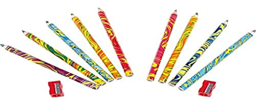 Small Foot 2021655 foot 6238 Buntstifte Regenbogen aus Holz, mit bunten Minen, die die Farbe wechseln, 11-tlg., ab 3 Jahren