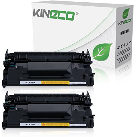 Kineco 2 Toner kompatibel mit HP CF226A 26A für HP Laserjet Pro M402dne M402n M402DW M402dw M400 Series MFP M426 DN/dw/fdn/fdw/fw/n M420 Series