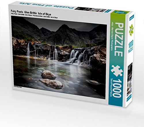 CALVENDO Puzzle Fairy Pools Glen Brittle Isle of Skye 1000 Teile Puzzle quer | 1000 Teile Lege-Größe 64 x 48 cm Foto-Puzzle für glückliche Stunden