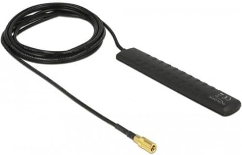 DeLock 89497 Antenne DAB+/DMB/DVB-T2 auf SMB 20dB 2m RG-174 schwarz