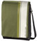 aha: Hyde Messenger Tasche für Netbook/Tablet-PC grün/weiß