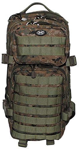 MFH US Rucksack, Assault I (digital woodland)