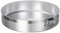 Pentole Agnelli Family Cooking Alluminio Tortiera Cilindrica con Anello, Argento, 26 cm