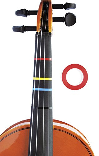 Jumbo RED Violin Fingering Tape 300 Inches for Fretboard Note Positions
