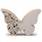 ASYT 50 Stück 3D Schmetterling Tischkarten Platzkarten Namenskarten Hochzeit (Weiss)