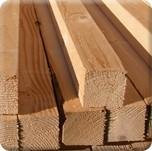 Morali abete carpenteria grezzi 38 x 38 x 2000 mm / 10 pz.