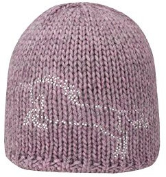 Döll Mädchen Mütze Topfmütze Strick, Gr. 47, Rot (heather rose 2018)