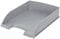 Leitz Briefkorb Standard A4, 5er Pack, Briefablage in Premium-Qualität, Stapelbare Ablagefächer als Schreibtisch-Organizer, Silber, Kombinierbar mit Plus-Serie, 52270084