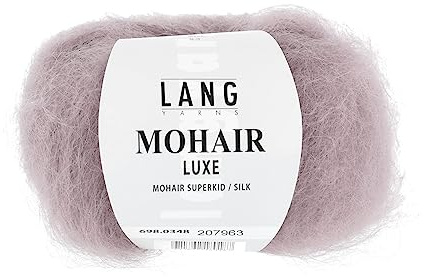 Lang Yarns Mohair Luxe Super Kid 348 - Rosabraun, Knitting Yarn