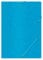 OFFICE PRODUCTS Mappe mit Gummiband Presspan/ Karton A4 390 GSM, 1er Pack, blau
