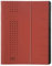 Elba Ordnungsmappe chic, Karton (RC), 450 g/qm, A4, 7 F„cher, rot