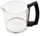 Glaskanne schwarz ohne Deckel für Kaffeemaschine Krups F0464210 F Druck T8